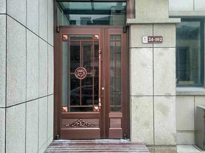 铝合金单开自动门